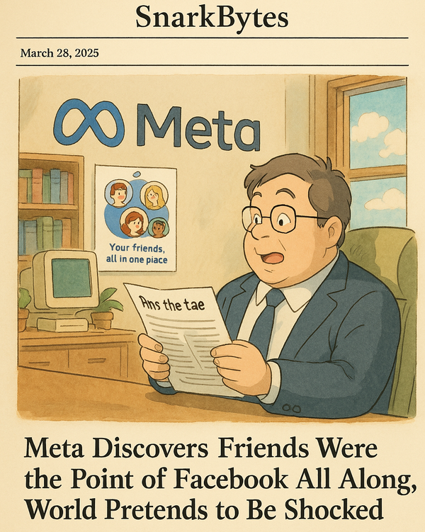 Man reading paper announcing Facebook is bringing back friends.