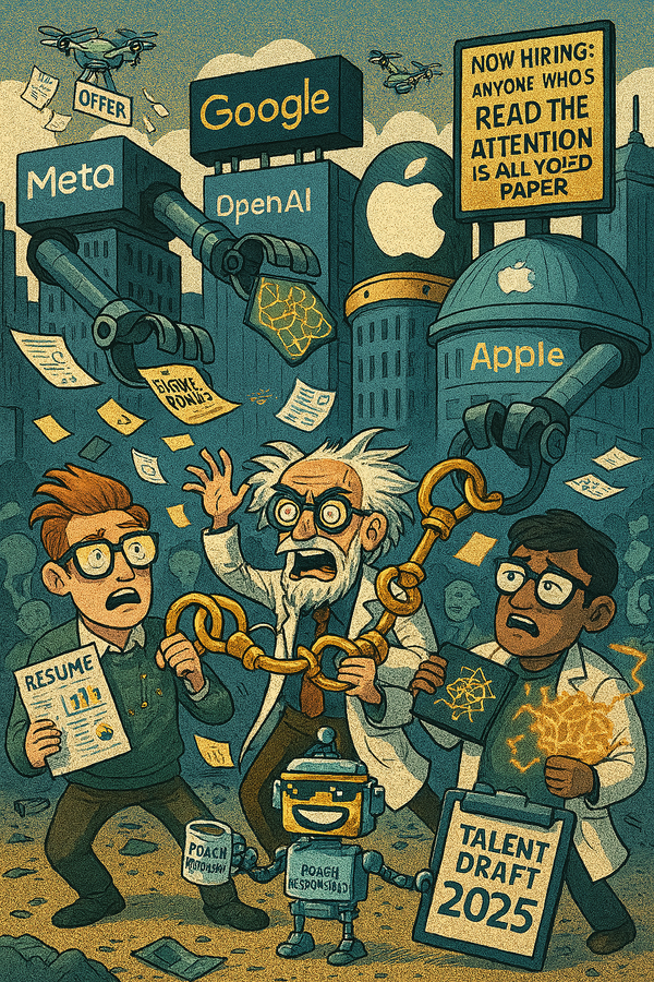 The Great AI Talent Wars: A Snarky 25-Year Retrospective